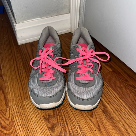 Nike Gray and Pink Women's Sneakers - Picture 1 of 5